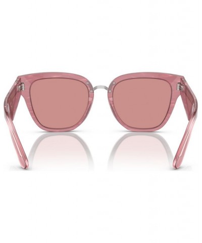 Women's Sunglasses DG4437 Fleur Pink $66.57 Womens