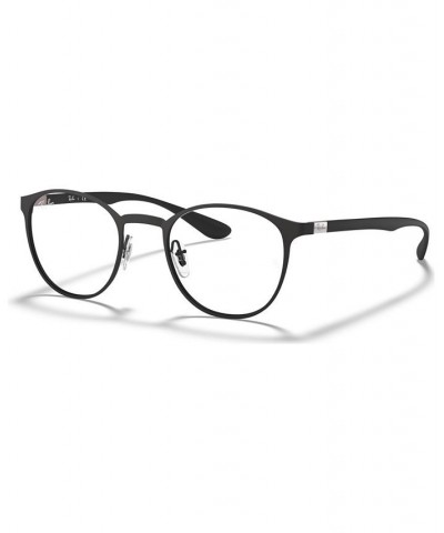 RX6355 Unisex Round Eyeglasses Matte Blk $32.48 Unisex