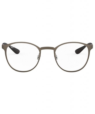 RX6355 Unisex Round Eyeglasses Matte Blk $32.48 Unisex