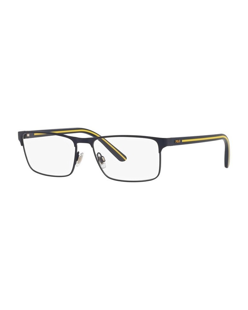 PH1207 Men's Rectangle Eyeglasses Matte Navy Blue $35.64 Mens