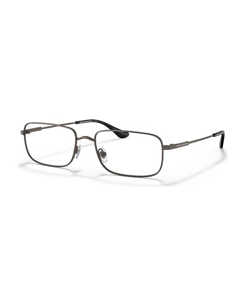 Brooks Brothers Men's Rectangle Eyeglasses BB109857-O Matte Gunmetal $10.56 Mens