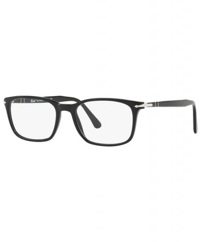 PO3189V Men's Square Eyeglasses Black $52.32 Mens