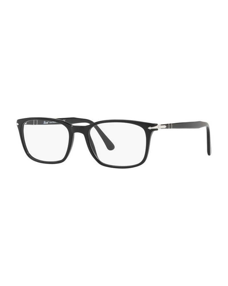 PO3189V Men's Square Eyeglasses Black $52.32 Mens