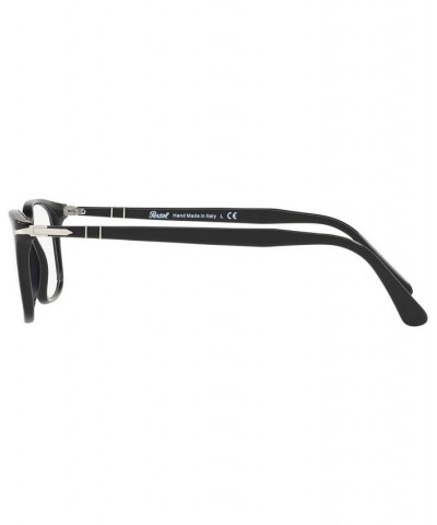 PO3189V Men's Square Eyeglasses Black $52.32 Mens