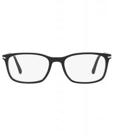 PO3189V Men's Square Eyeglasses Black $52.32 Mens