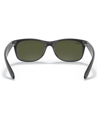 Sunglasses RB2132 NEW WAYFARER FLASH BLACK/GREEN MIRROR $45.76 Unisex