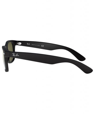 Sunglasses RB2132 NEW WAYFARER FLASH BLACK/GREEN MIRROR $45.76 Unisex