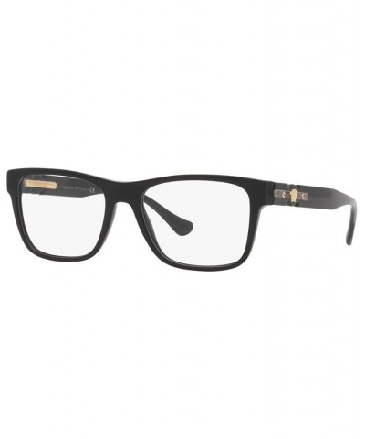 VE3303 Men's Rectangle Eyeglasses Transparent Gray $33.28 Mens