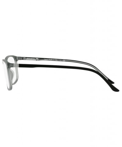 SH3073 Men's Pillow Eyeglasses Transparent Gray $56.55 Mens