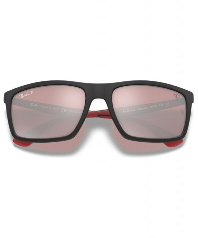 Men's Polarized Sunglasses RB4228M Scuderia Ferrari Collection 58 MATTE BLACK $60.06 Mens