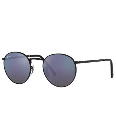 Unisex Sunglasses RB3637 NEW ROUND 47 Black $56.40 Unisex