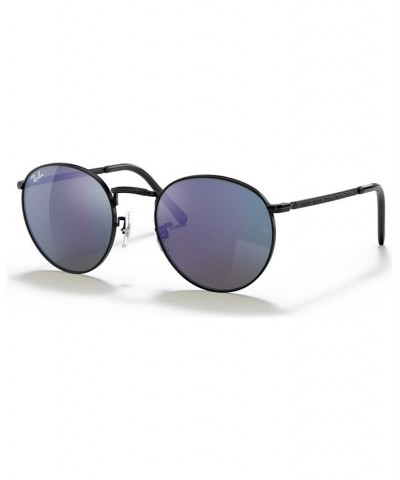 Unisex Sunglasses RB3637 NEW ROUND 47 Black $56.40 Unisex