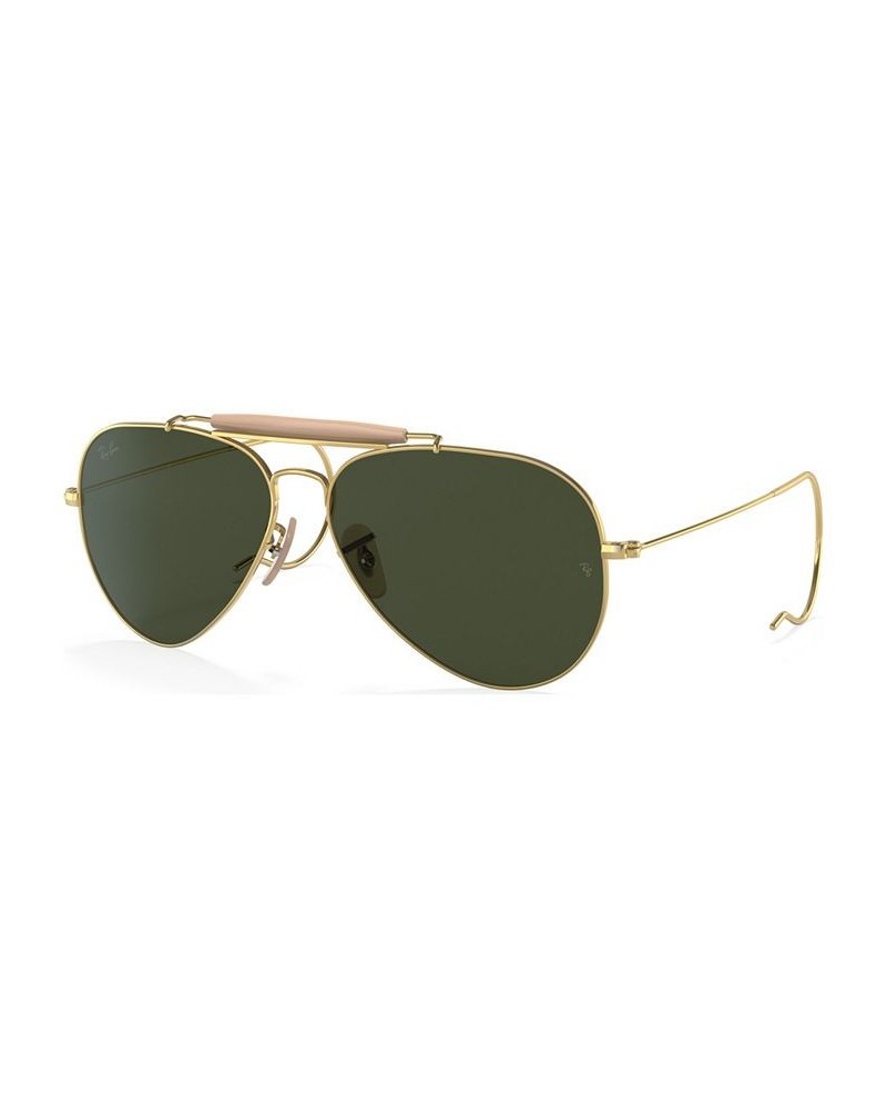 Unisex Outdoorsman Aviation Collection Sunglasses RB303058-X 58 Gold-Tone $41.86 Unisex