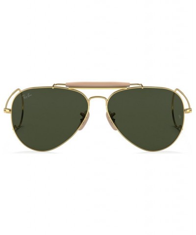 Unisex Outdoorsman Aviation Collection Sunglasses RB303058-X 58 Gold-Tone $41.86 Unisex