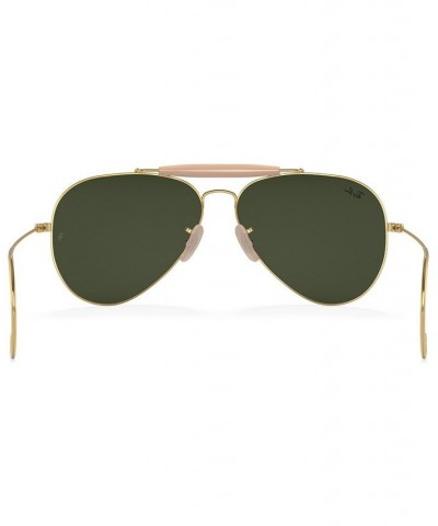 Unisex Outdoorsman Aviation Collection Sunglasses RB303058-X 58 Gold-Tone $41.86 Unisex