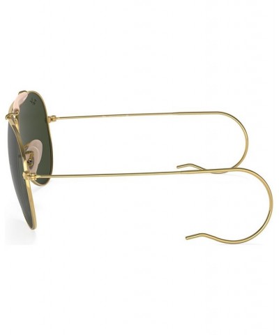 Unisex Outdoorsman Aviation Collection Sunglasses RB303058-X 58 Gold-Tone $41.86 Unisex