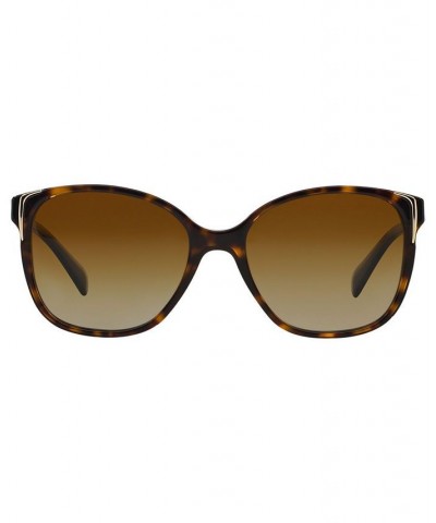 Polarized Sunglasses PR 01OS Brown/Brown $36.19 Unisex