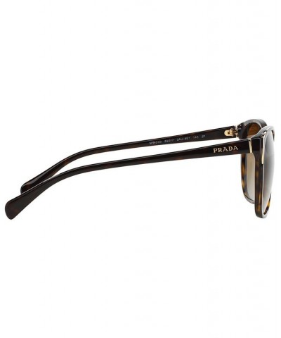 Polarized Sunglasses PR 01OS Brown/Brown $36.19 Unisex