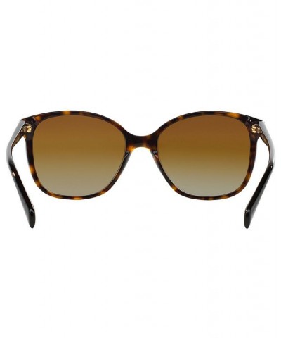 Polarized Sunglasses PR 01OS Brown/Brown $36.19 Unisex