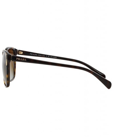 Polarized Sunglasses PR 01OS Brown/Brown $36.19 Unisex