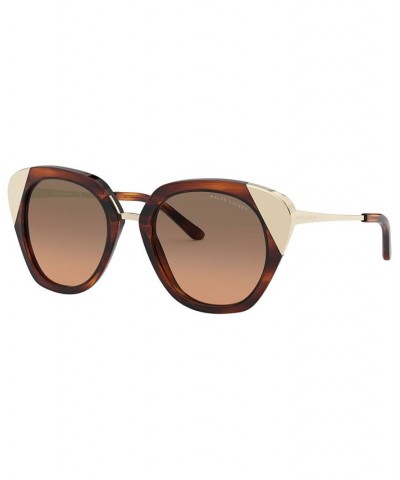 Sunglasses RL8178 50 STRIPPED HAVANA/BROWN GRADIENT ORANGE $21.15 Unisex