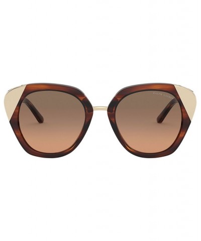 Sunglasses RL8178 50 STRIPPED HAVANA/BROWN GRADIENT ORANGE $21.15 Unisex