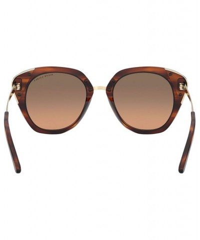 Sunglasses RL8178 50 STRIPPED HAVANA/BROWN GRADIENT ORANGE $21.15 Unisex