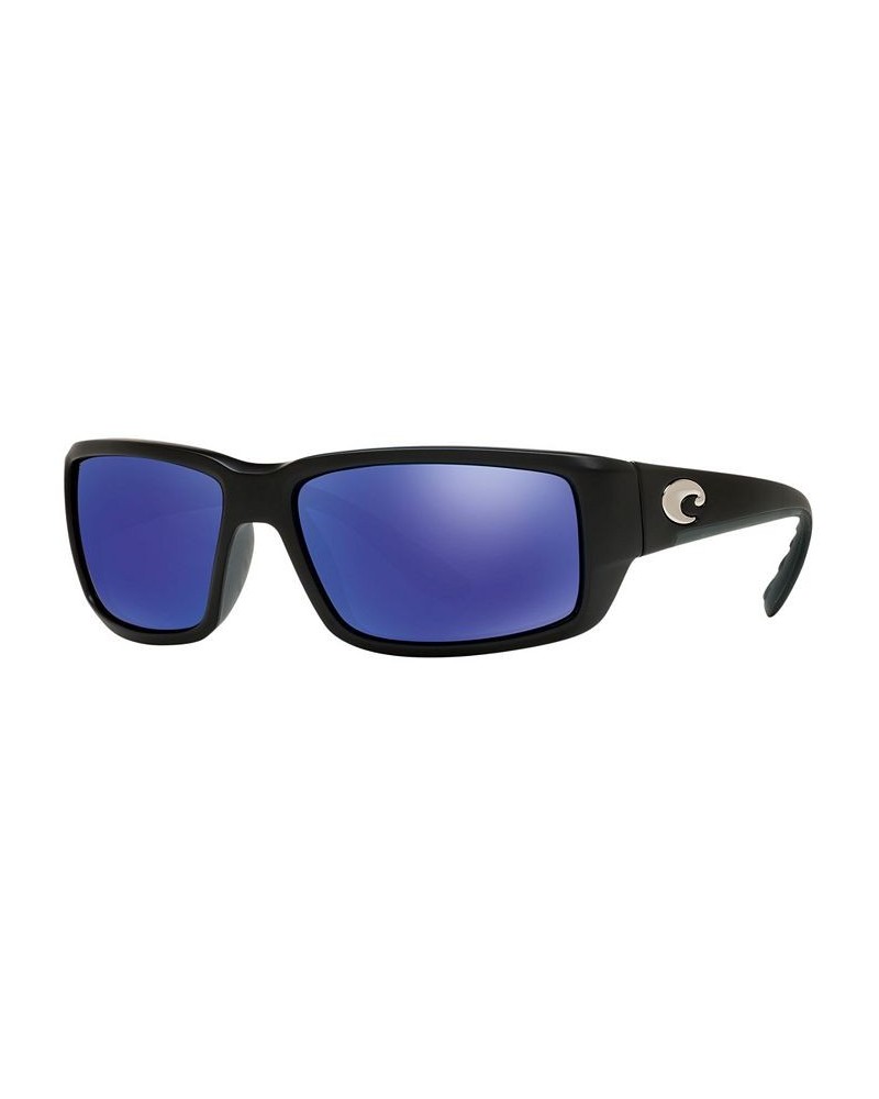 Polarized Sunglasses FANTAIL 59P BLACK/ GREEN MIRROR POLAR $36.21 Unisex