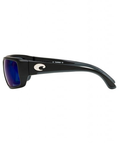 Polarized Sunglasses FANTAIL 59P BLACK/ GREEN MIRROR POLAR $36.21 Unisex