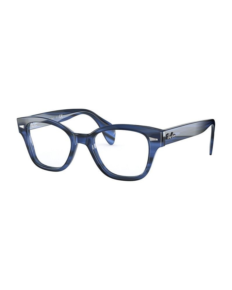 RX0880 Unisex Square Eyeglasses Shiny Black $38.20 Unisex