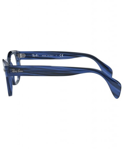 RX0880 Unisex Square Eyeglasses Shiny Black $38.20 Unisex