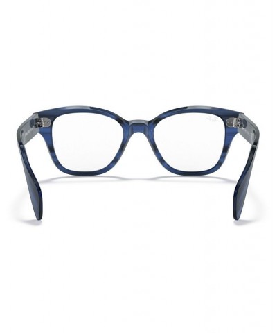 RX0880 Unisex Square Eyeglasses Shiny Black $38.20 Unisex