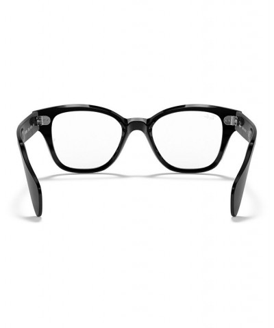 RX0880 Unisex Square Eyeglasses Shiny Black $38.20 Unisex