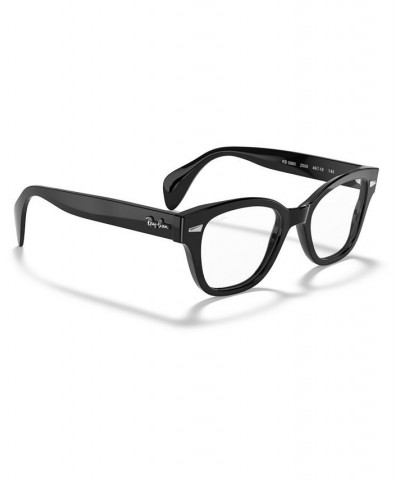 RX0880 Unisex Square Eyeglasses Shiny Black $38.20 Unisex