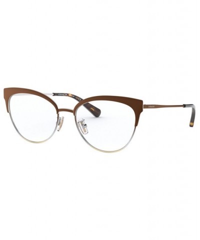 HC5108 Women's Cat Eye Eyeglasses Brown $54.81 Womens