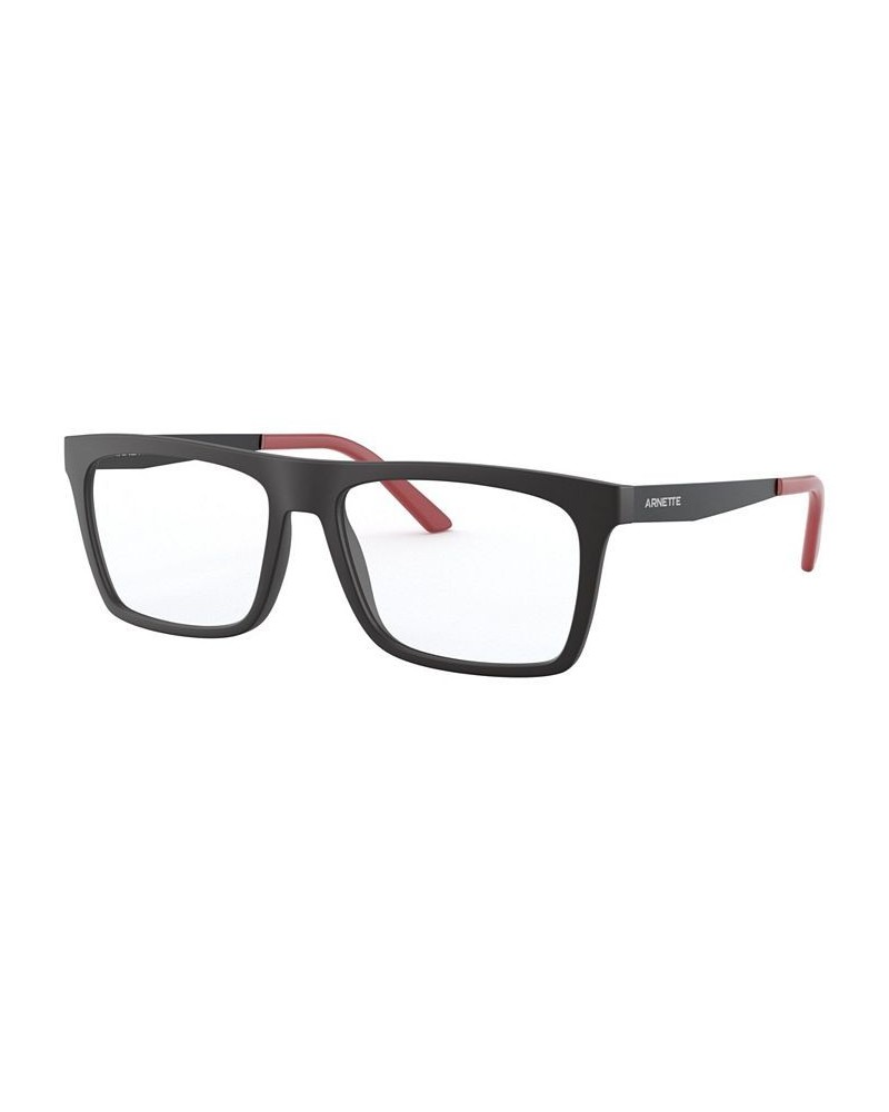 AN7174 Men's Rectangle Eyeglasses Black $28.06 Mens