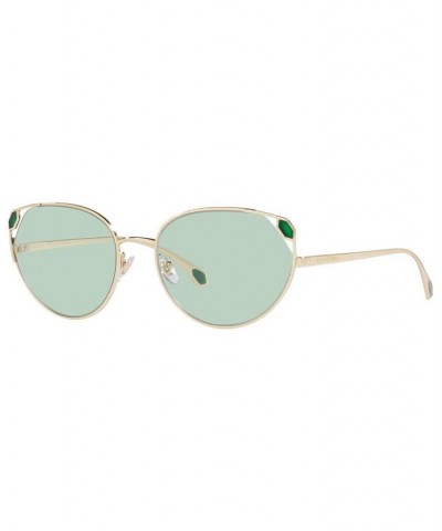 Women's Sunglasses BV6177 56 Pale Gold-Tone $106.25 Womens