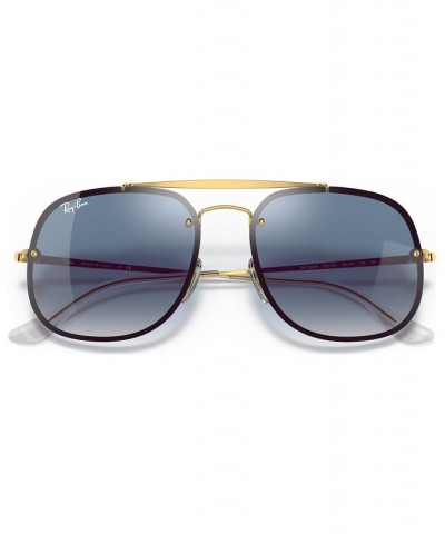 Sunglasses RB3583N 58 BLAZE GENERAL BLUE MIRROR/GOLD $44.10 Unisex