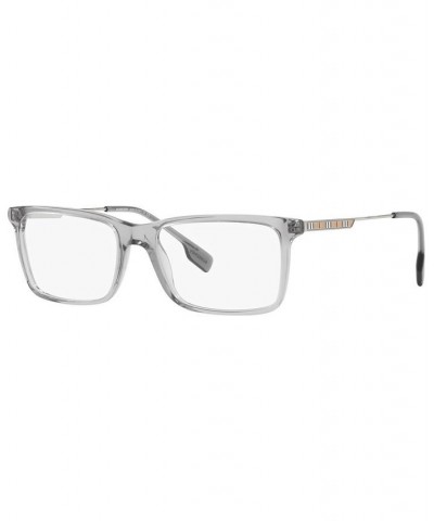 BE2339 Men's Rectangle Eyeglasses Gray $55.67 Mens