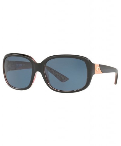 Polarized Sunglasses GANNET 58 BLACK BURGUNDY/ GREY POLAR $23.16 Unisex