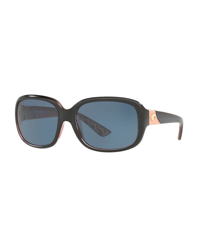 Polarized Sunglasses GANNET 58 BLACK BURGUNDY/ GREY POLAR $23.16 Unisex