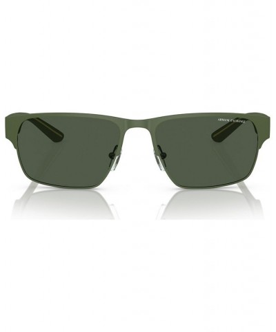 Men's Polarized Sunglasses AX2046S Matte Olive $19.20 Mens