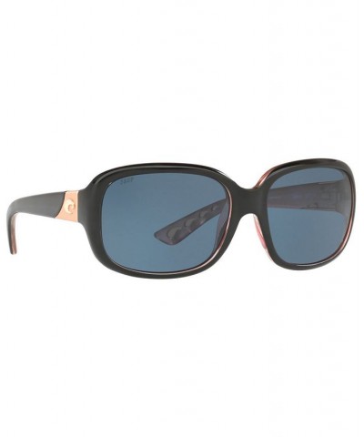 Polarized Sunglasses GANNET 58 BLACK BURGUNDY/ GREY POLAR $23.16 Unisex