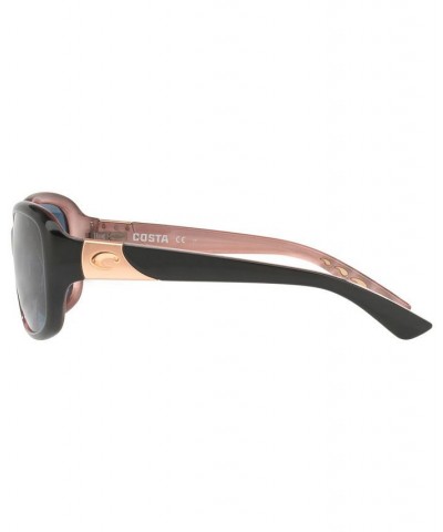 Polarized Sunglasses GANNET 58 BLACK BURGUNDY/ GREY POLAR $23.16 Unisex