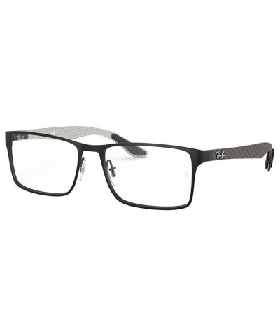 RX8415 Men's Rectangle Eyeglasses Matte Blac $26.40 Mens