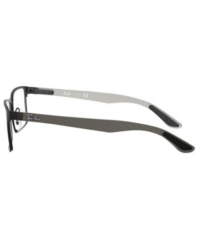 RX8415 Men's Rectangle Eyeglasses Matte Blac $26.40 Mens