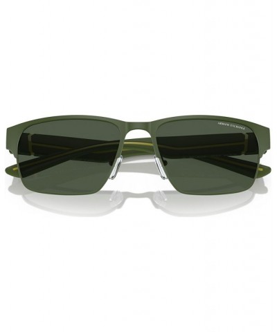 Men's Polarized Sunglasses AX2046S Matte Olive $19.20 Mens