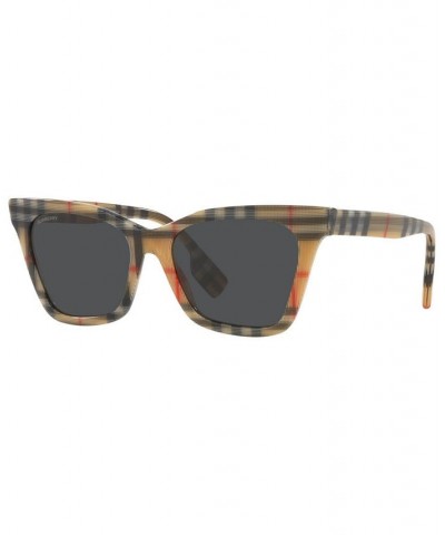 Women's Sunglasses BE4346 53 Vintage-Like Check $70.25 Womens