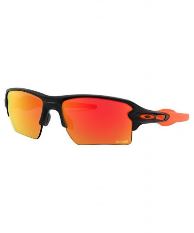 NFL Collection Sunglasses Cleveland Browns OO9188 59 FLAK 2.0 XL CLE MATTE BLACK/PRIZM RUBY $57.12 Unisex