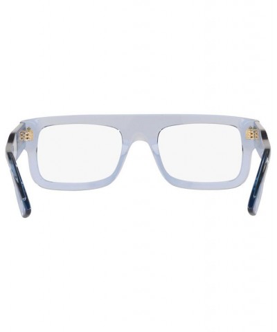 Men's Rectangle Eyeglasses GC00183052-X Blue $116.15 Mens